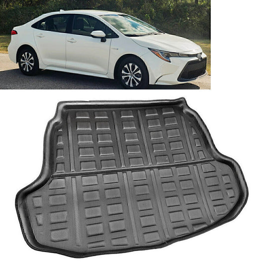 Cargo Liner Boot Trunk Floor Mat Tray Black for Toyota for Corolla E210 Sedan 2020