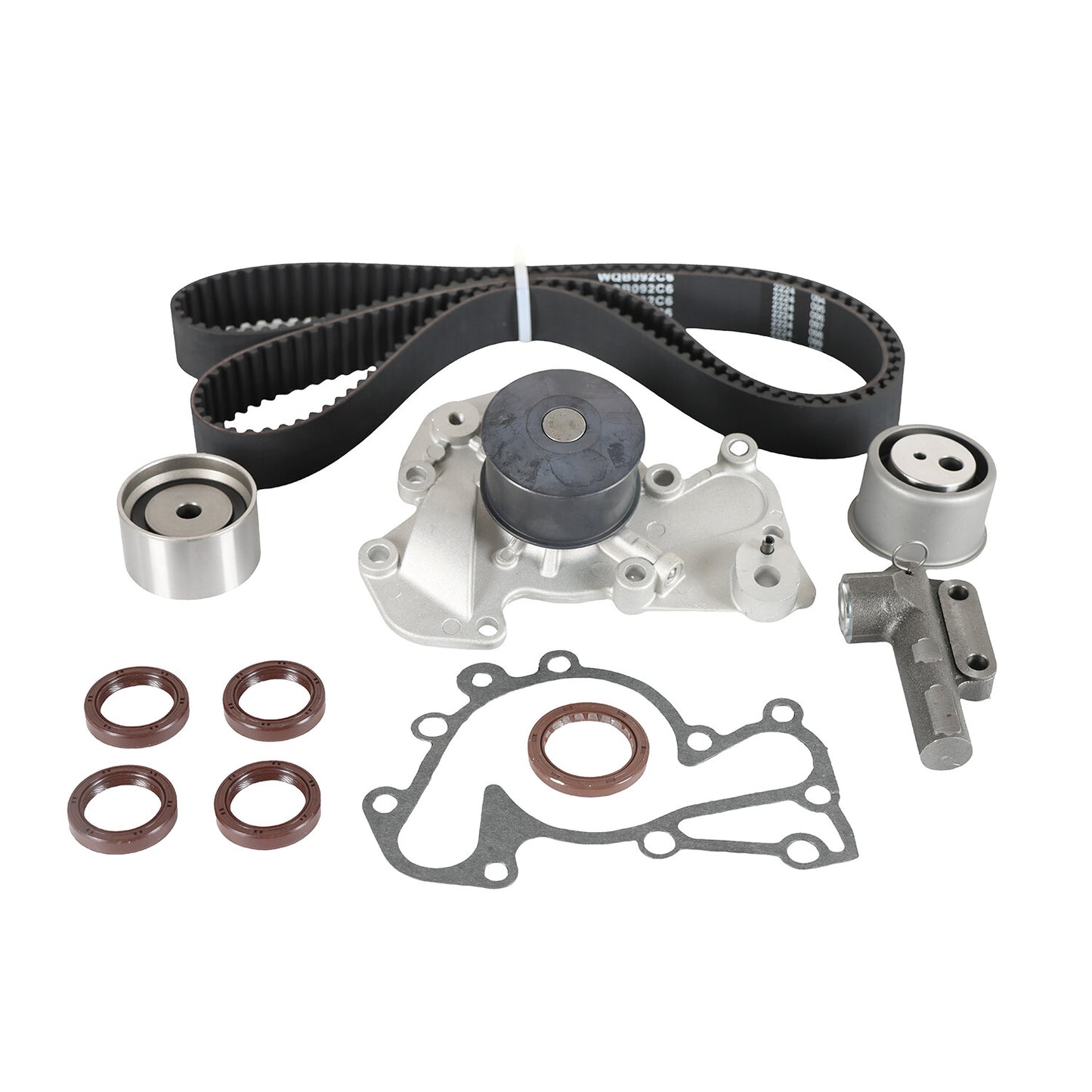 Timing Belt Water Pump Set V-Belt Hydraulic Tensioner for Hyundai for Kia 2.5L/2.7L