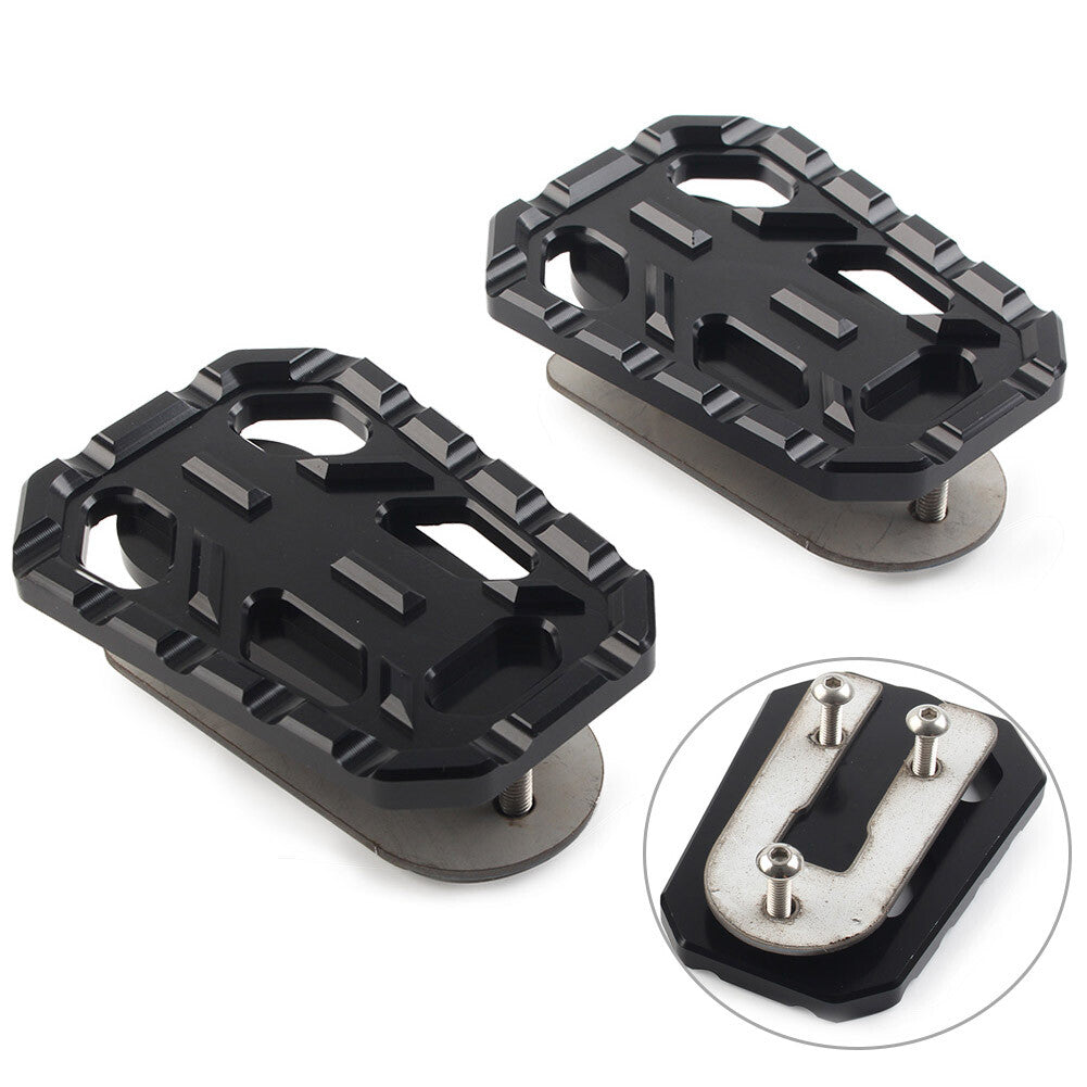 2xCNC Front Foot Pegs Pedal f¨¹r Scrambler 1200XC 1200 XE Tiger 850 Sport Schwarz