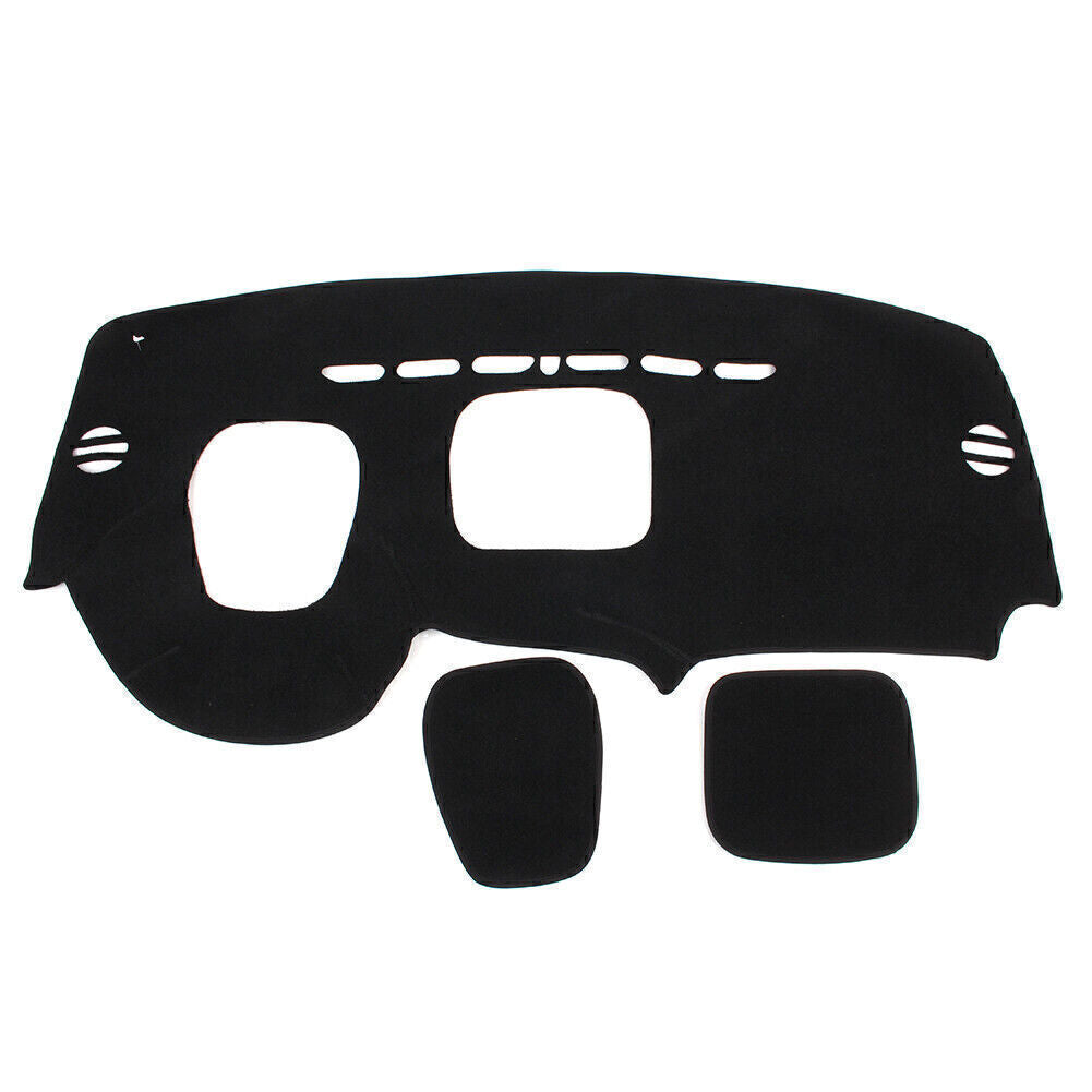 Dash Mat Dashboard Cover Dashmat Black Polyester LHD for Peugeot 3008 2013-2015