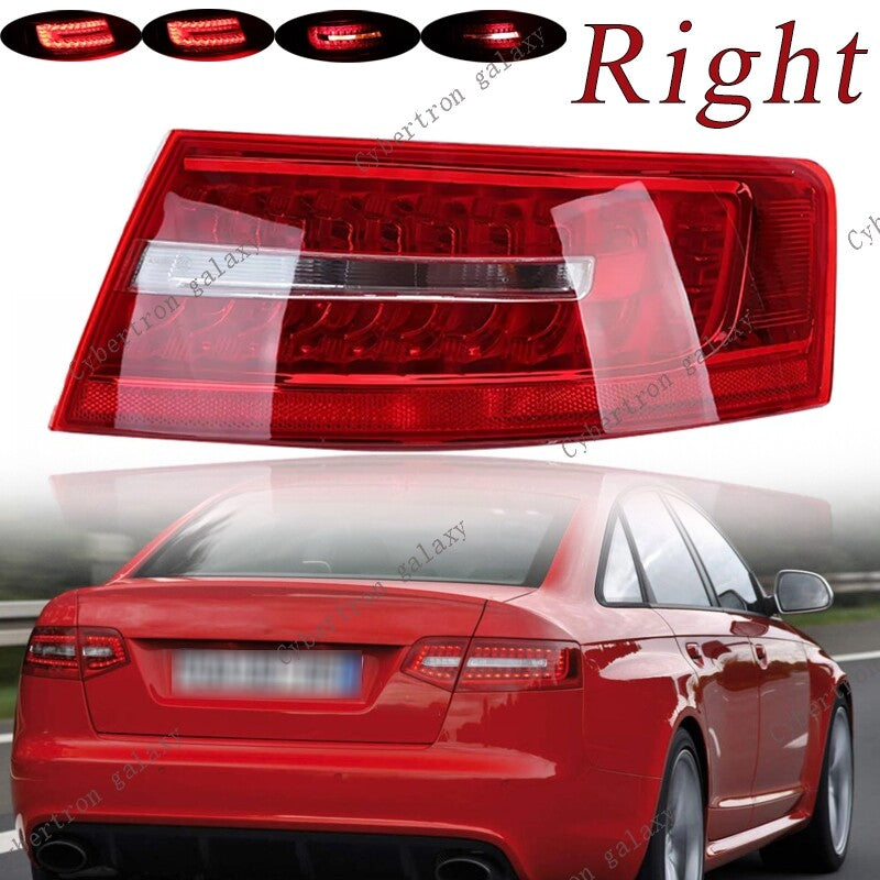 Right Side Tail Lights for Audi A6 C6 S6 Quattro RS6 Saloon Sedan 2009-2011