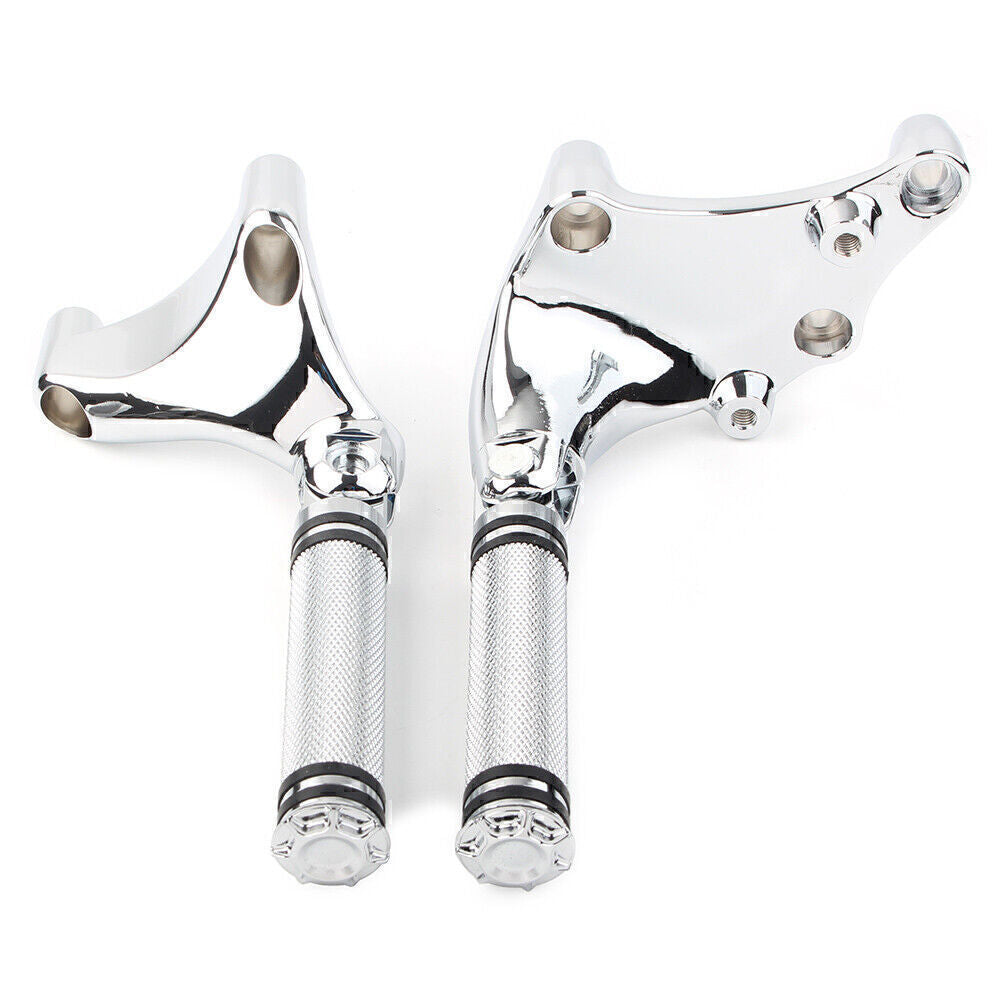 2x Chrome Rear Passenger Footrest Peg Mount Fit 2014-2021 for Harley SuperLow XL883L