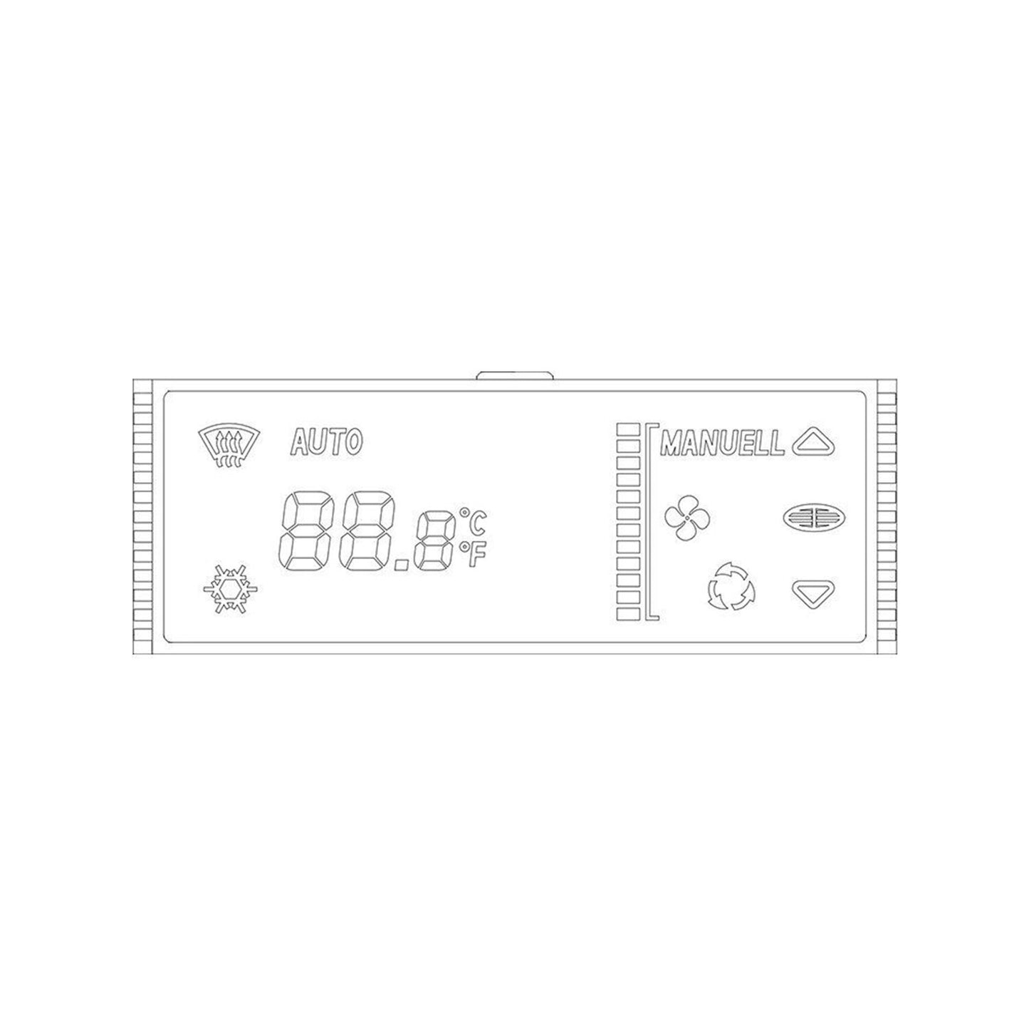 Climate Control Unit LCD Display for Porsche 911 (996) 986 LCD Screen??