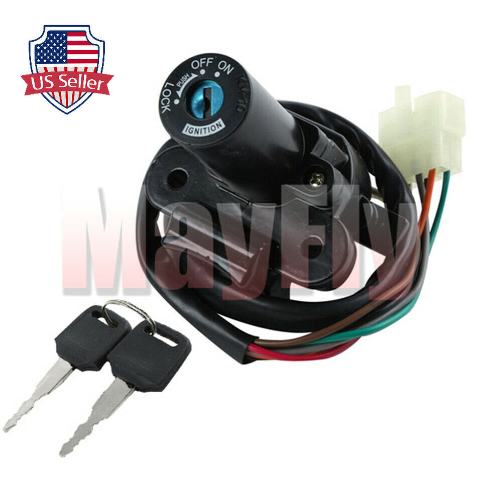 Ignition Switch Lock key Set Fit for Kawasaki ZX6R/9R ZX7R/7RR ZZR400/600 ZXR400