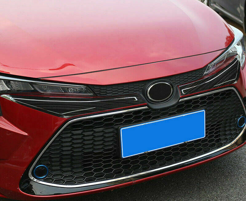 for Toyota for Corolla 2019-2023 [US] Black S.Steel Front Bumper Center Grille Mess