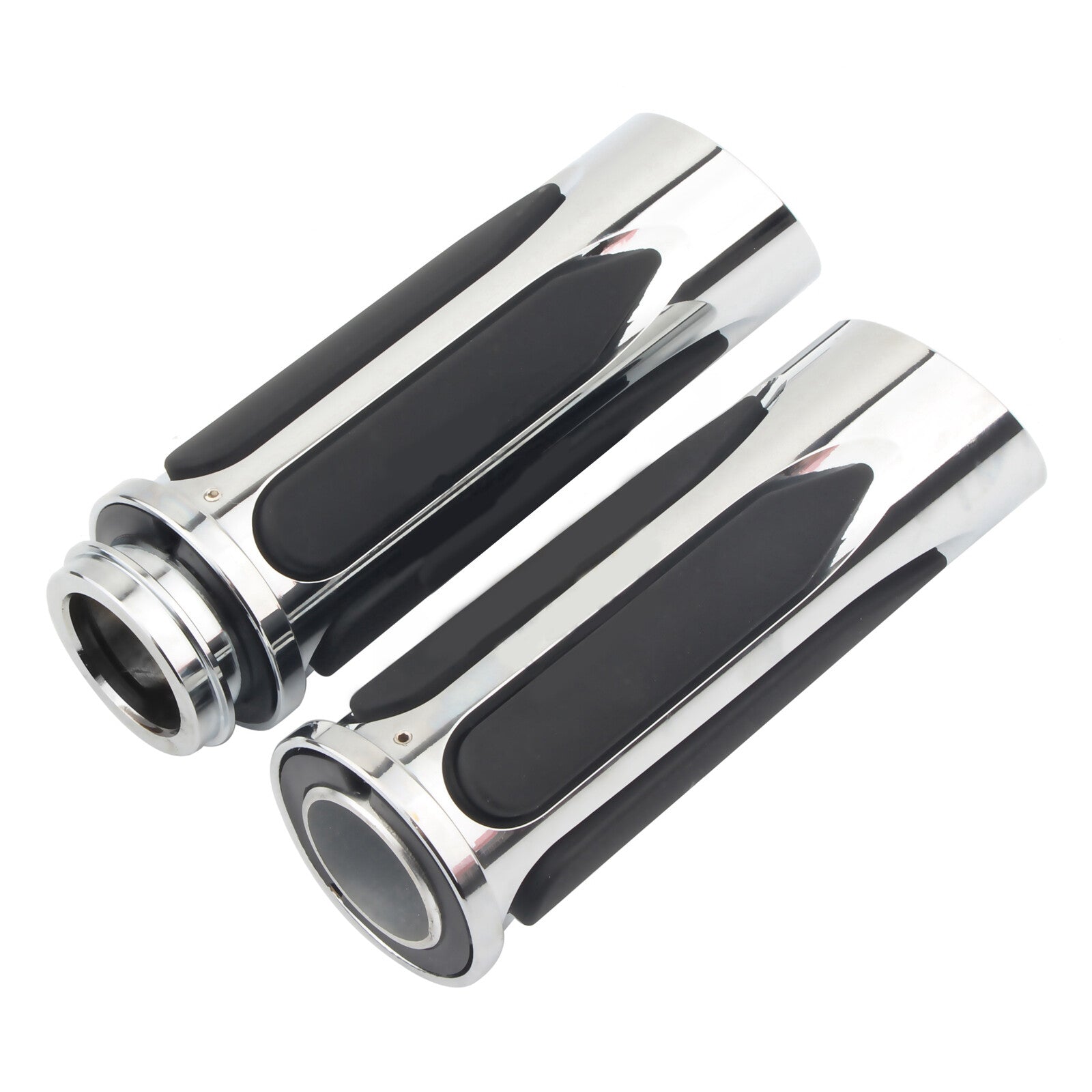 Chrome Handlebar for Harley Touring Road Glide Dyna Softail Sportster Hand Grips