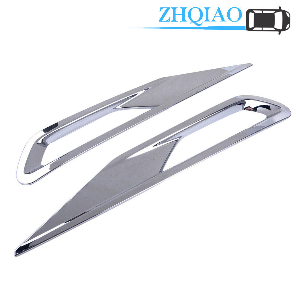 Chrome lower Front Fog Light Lamp Cover Trim Fit for Volvo XC60 2018 2019