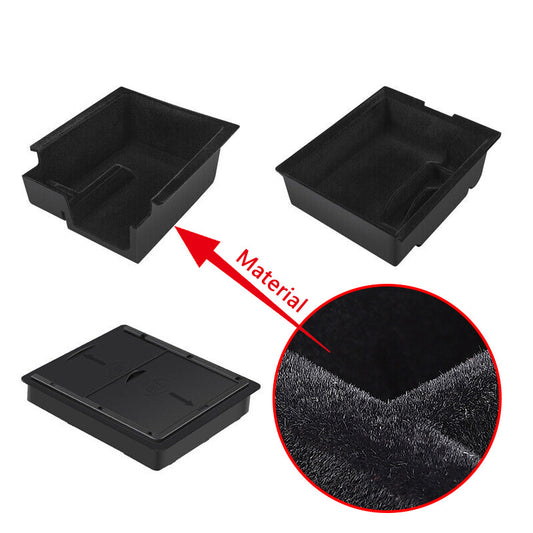3-Piece Center Console Storage Tray for 2019-2023 for Tesla Model 3/Y Armrest Drawer
