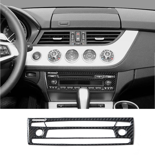 1-Piece Carbon Fiber Radio Console Sticker Decoration for BMW Z4 E89 2009-16