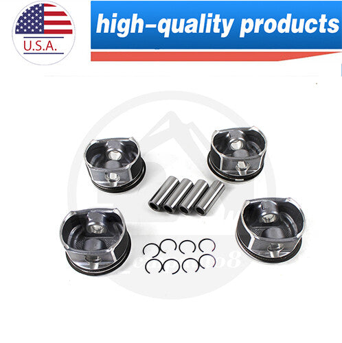 4 Pistons  Rings Set ¦µ82mm for Mercedes-Benz W203 W204 A209 C200K M271 1.8L US