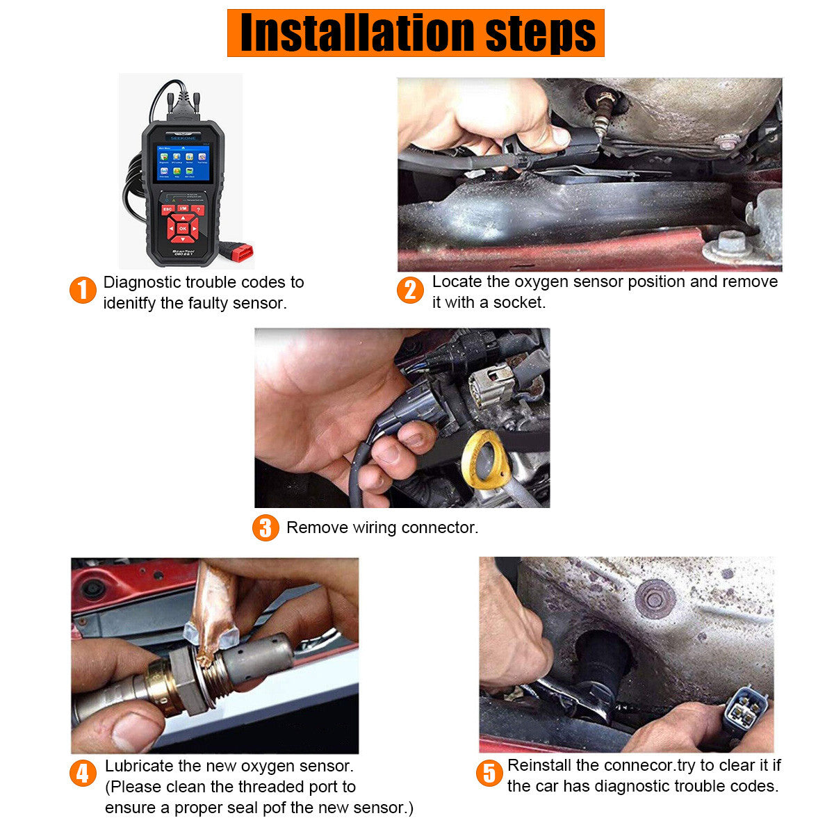 11787576673 234-5026 Upstream Oxygen (O2) Sensor for Mini Cooper 2011-15 1.6L