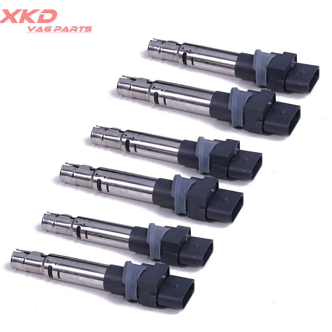 6-Piece Ignition Coil Kit for Audi A3 TT, for Volkswagen for Golf R32, Touareg Eos T5 3.2L
