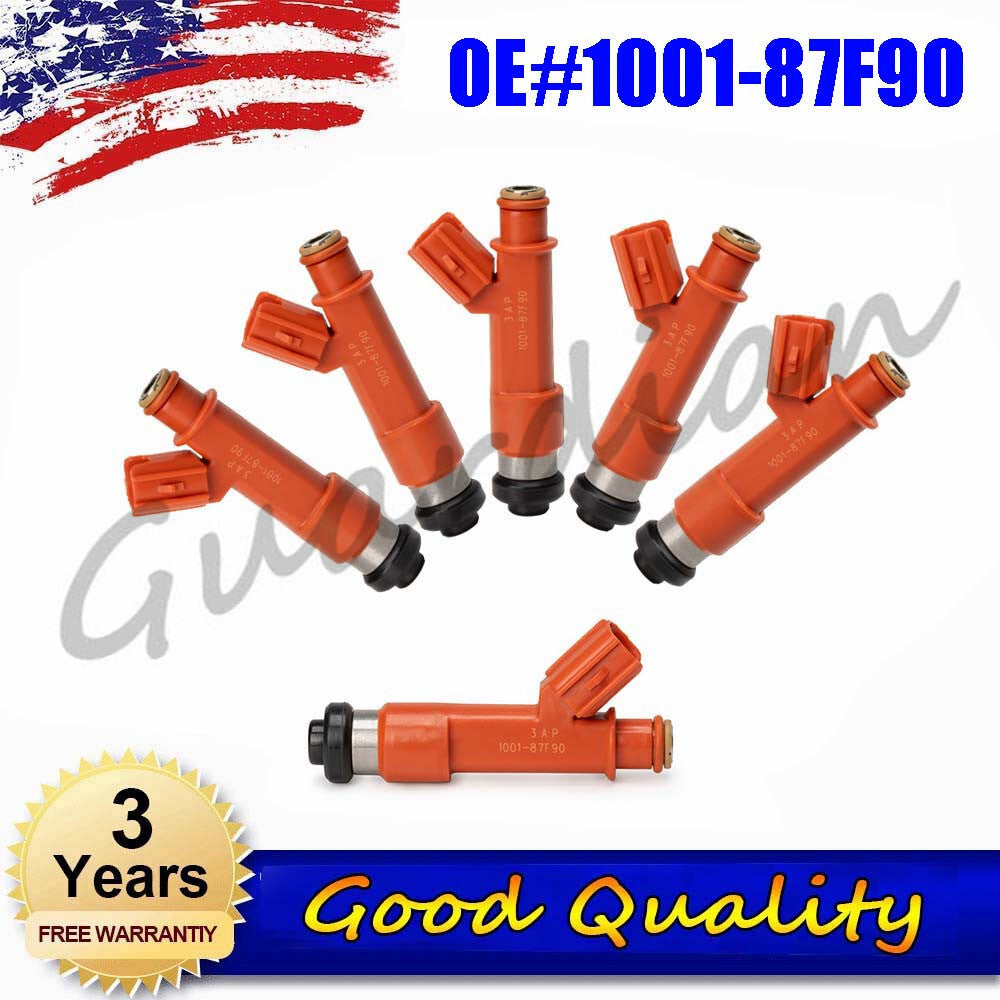 6PCS Fuel Injector 1001-87F90 for Toyota for Lotus Exige Celica for Corolla Matrix Yaris