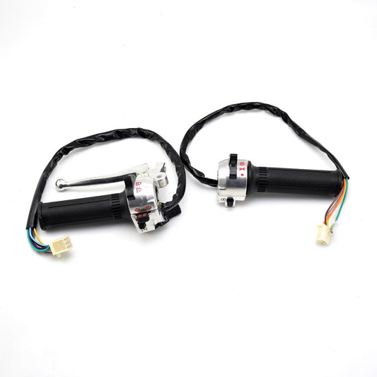 Throttle Grip Assembly Brake Lever Handlebar Grip Switch Wiring Harness 50CC Z50