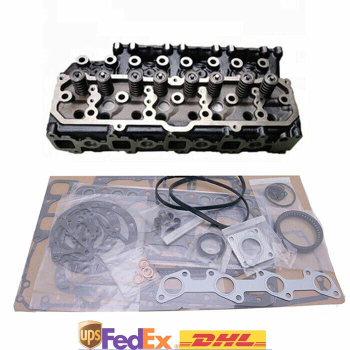 Complete Cylinder Head W/Full Gasket Kit for Mitsubishi S4S Forklift Truck