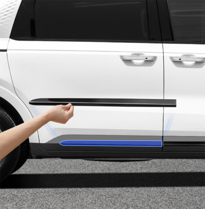 for Kia Carnival 22-24 Glossy Black Side Door Body Moulding Cover Decor Trim 4P