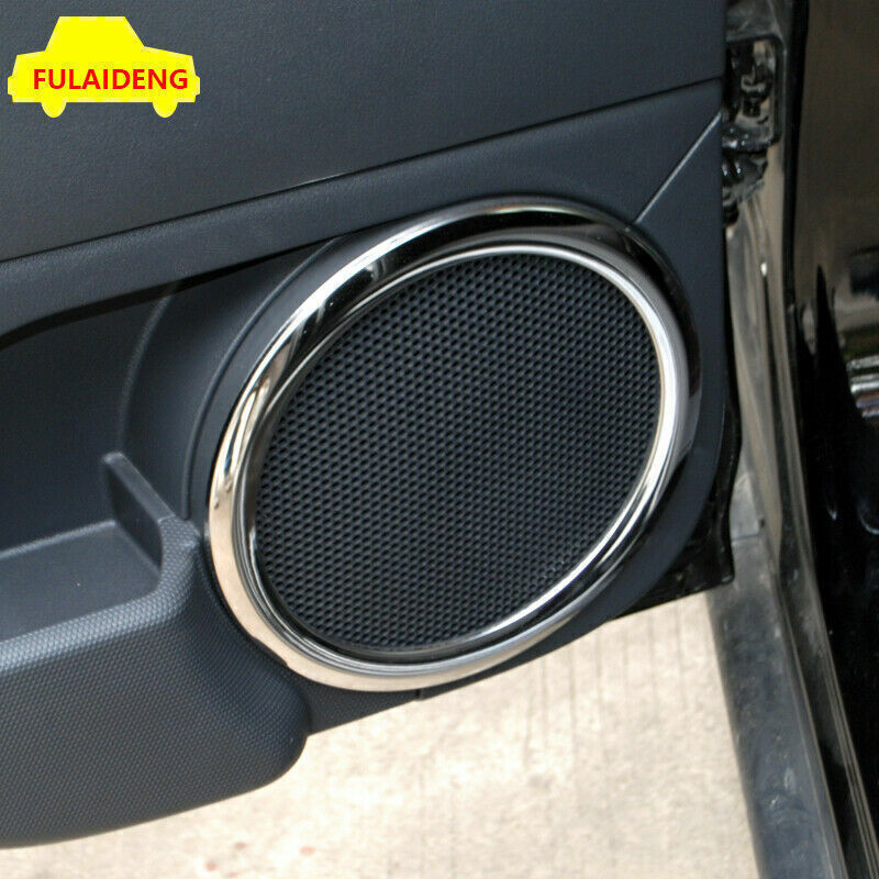 for jeep patriot compass 2011-2016 ABS Chrome Interior door speaker ring trims
