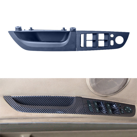 Interior Window Lift Panel Switch Cover Fit for BMW 3 Series E90 2005-2012 Black LHD