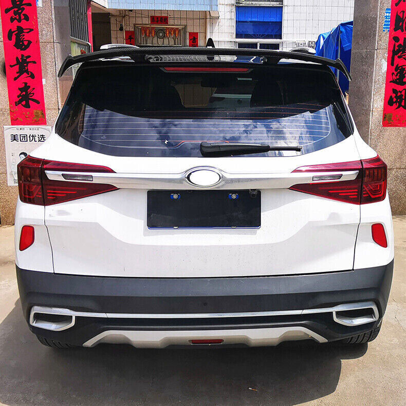 for Kia Seltos 2020-23 Chrome ABS Rear Bumper Cover protector Trim Guard Set 3x
