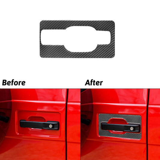 Carbon Fiber Rear Tailgate Pull Cover for Mercedes G-Class G350/G500 2013-2018