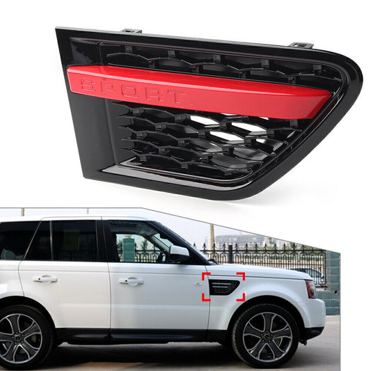 Front Right Fender Air Vent Grille for Land Rover for Range Rover Sport 2010-13 Red