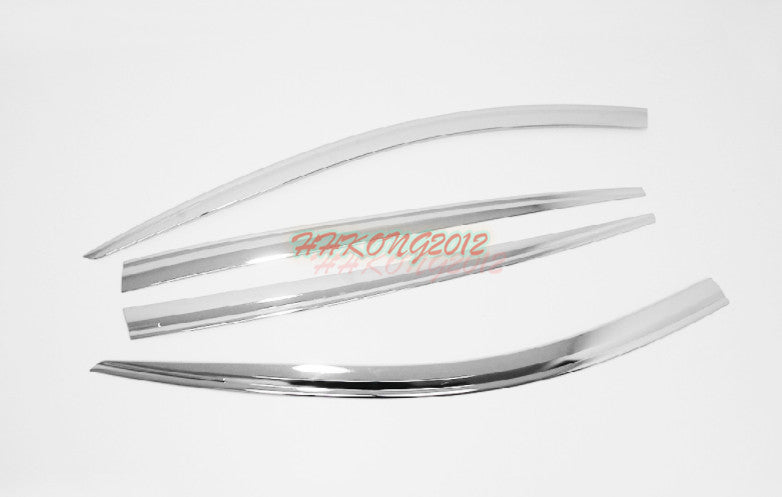 for Kia Stinger 2018-23 silver Window Wind Visors Sun Rain Guard Vent Deflectors