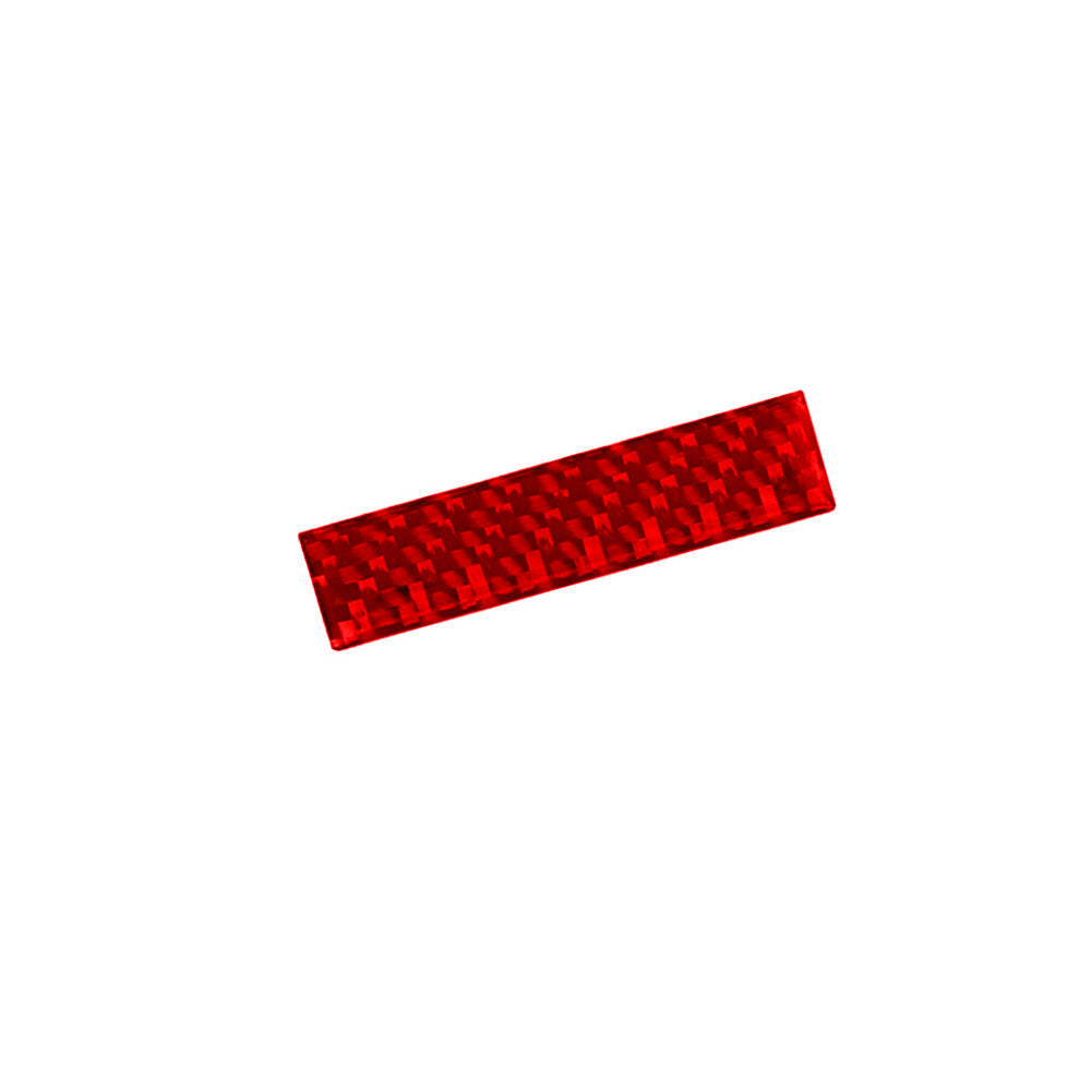 Red Carbon Fiber Rear Trunk Control Switch Cover Trim for Porsche 718 2016-2022