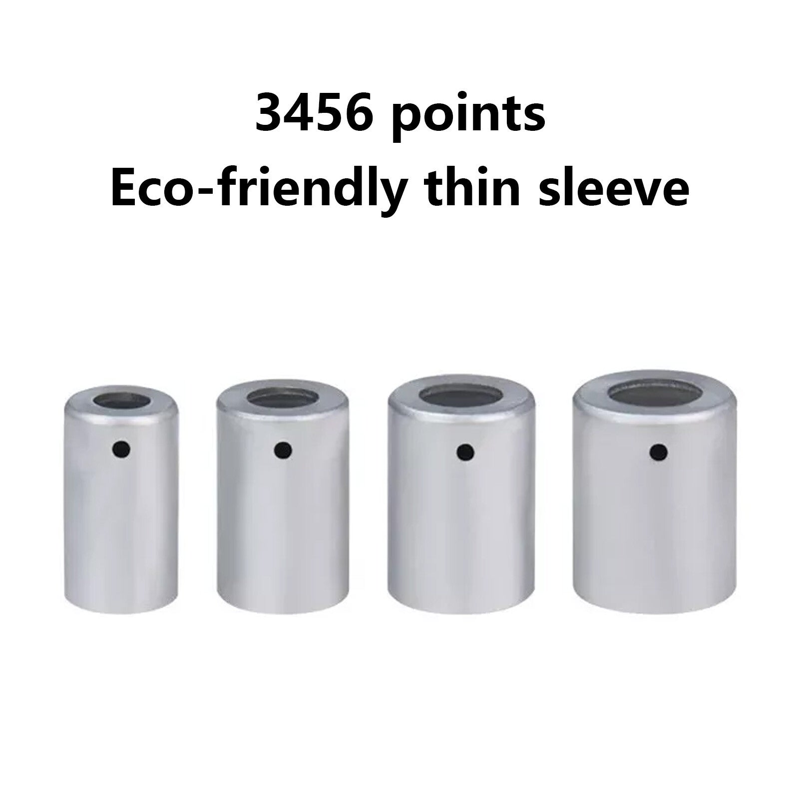 100 Pcs Crimp Ferrule Sleeve Car Air Conditioning Reduced/Standard Barrier Hose