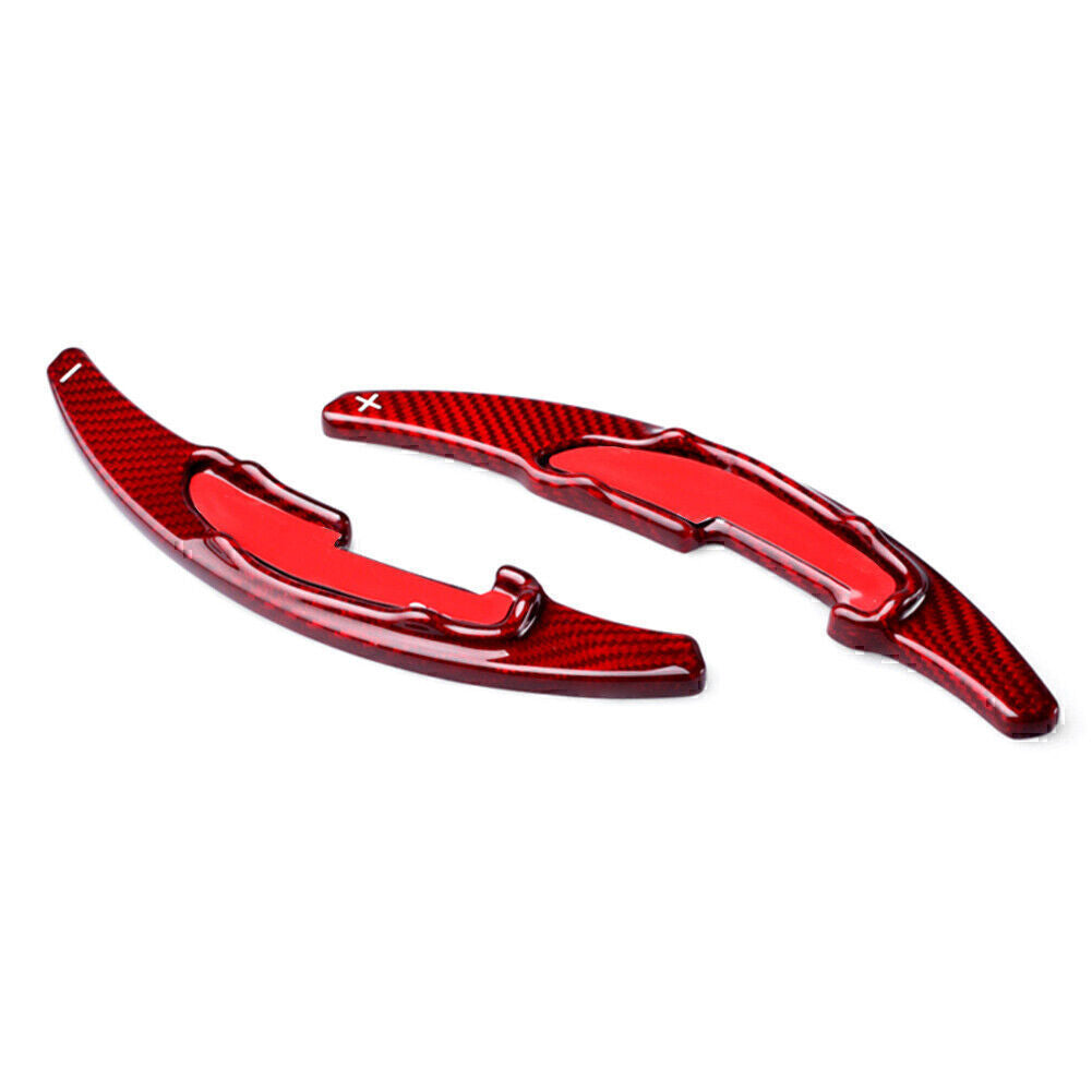 Steering Wheel Shift Paddle Extension Trim Carbon Fiber Fit for BMW M2/3/4/5 X5M X6M