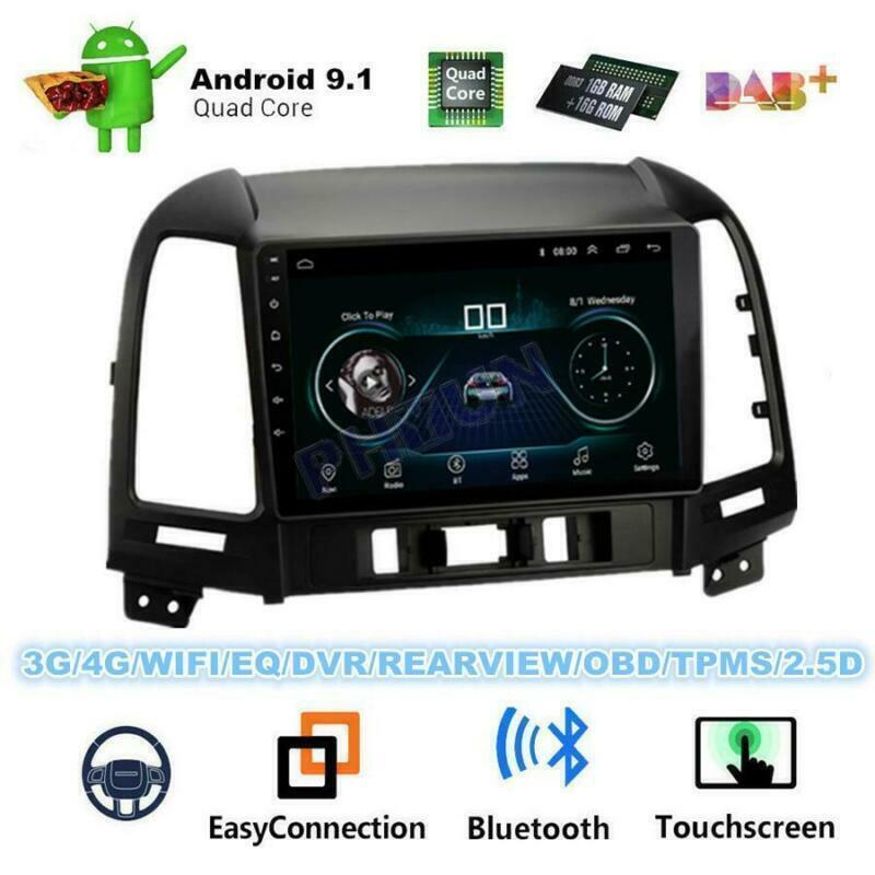 For 2005-2012 for HYUNDAI SANTA Car Stereo Radio HD TPMS GPS Navigation Mirror Link