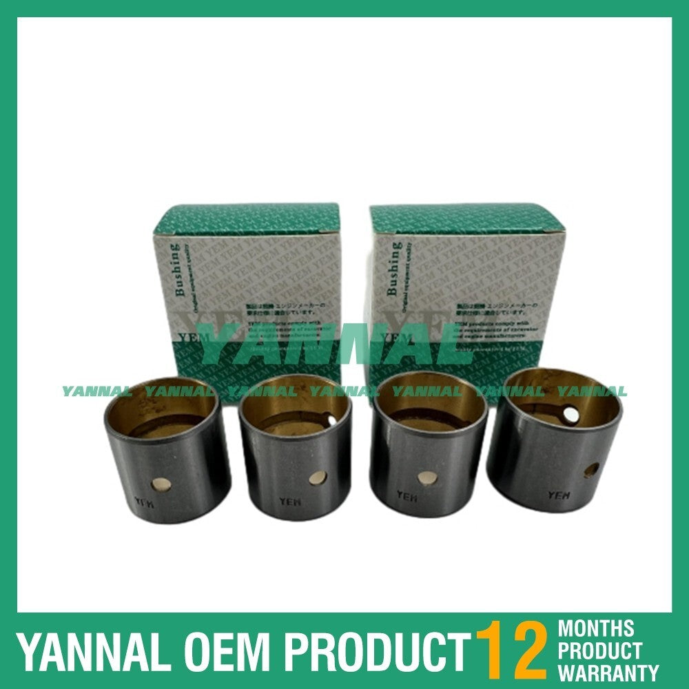 Four new 4BE1 connecting rod bushings for Isuzu diesel engines.