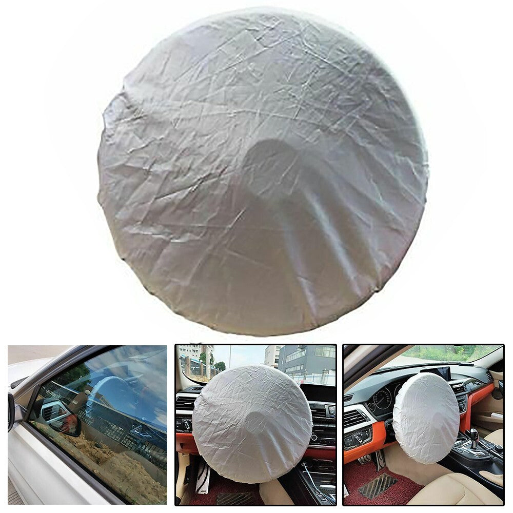 Car Sun Shade-Cover Steering Wheel Sun Block Heat Shield Sunscreen