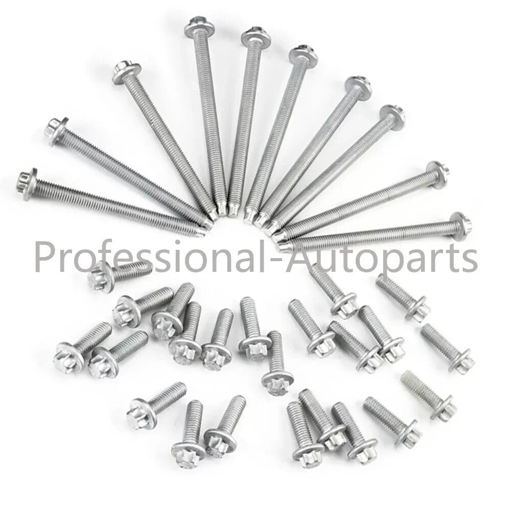 11132210959 Oil pan aluminum screw and bolt set suitable for BMW E60 E60N E61