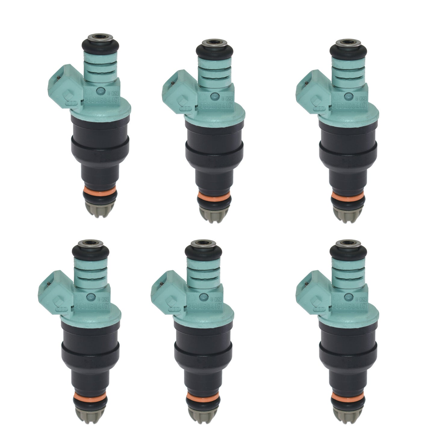 NEW 6x Fuel Injectors 0280150415 FJ292 for BMW 323i 325i 525i M3 Flow Matched