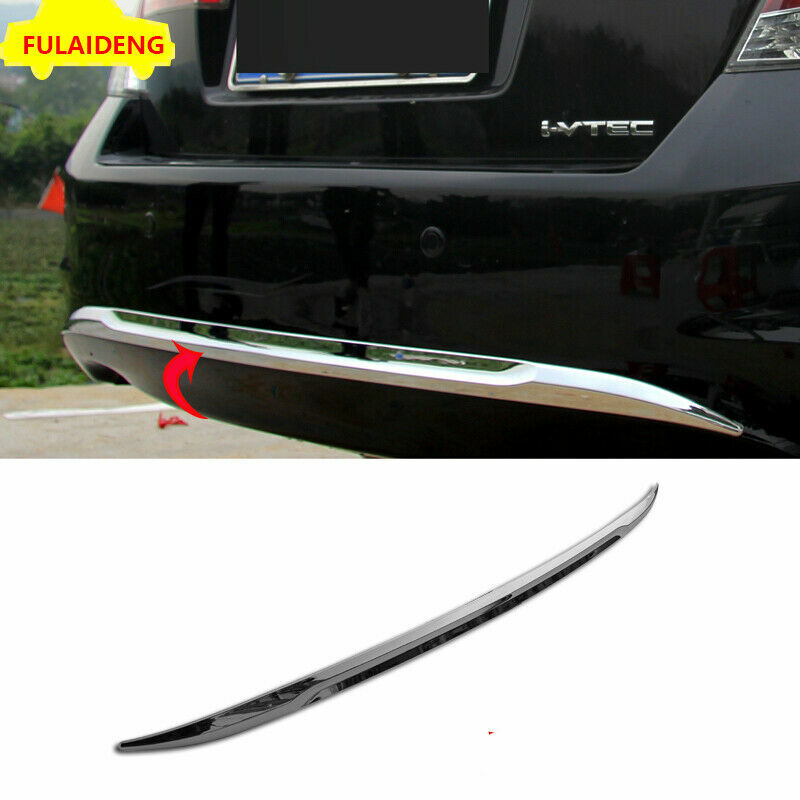 for Honda Accord 8th 2008-2013 ABS Chrome Rear Bumper Protector Cover Strip Trim