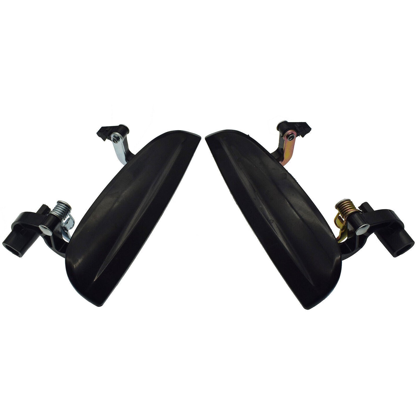 For 2003-2005 for Kia Rio Rear Left Right Exterior Outside Door Handles Black Pair
