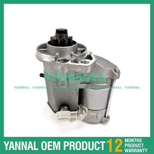 Engine starter 17381-63012 12V, suitable for Kubota V2203 engine parts.