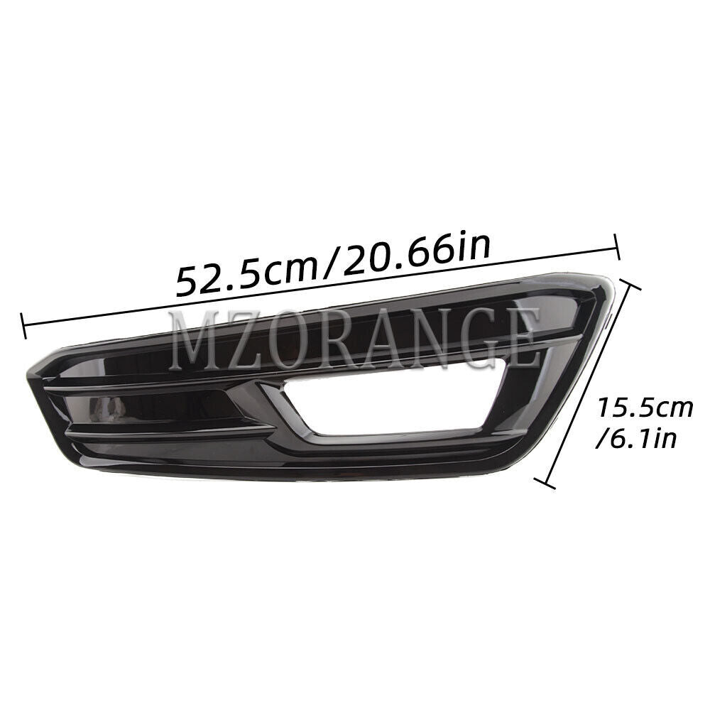 2¡Á F¨¹r for Ford Focus ST 2015-2018 Nebelscheinwerfer Rahmen Abdeckung Links+Rechts