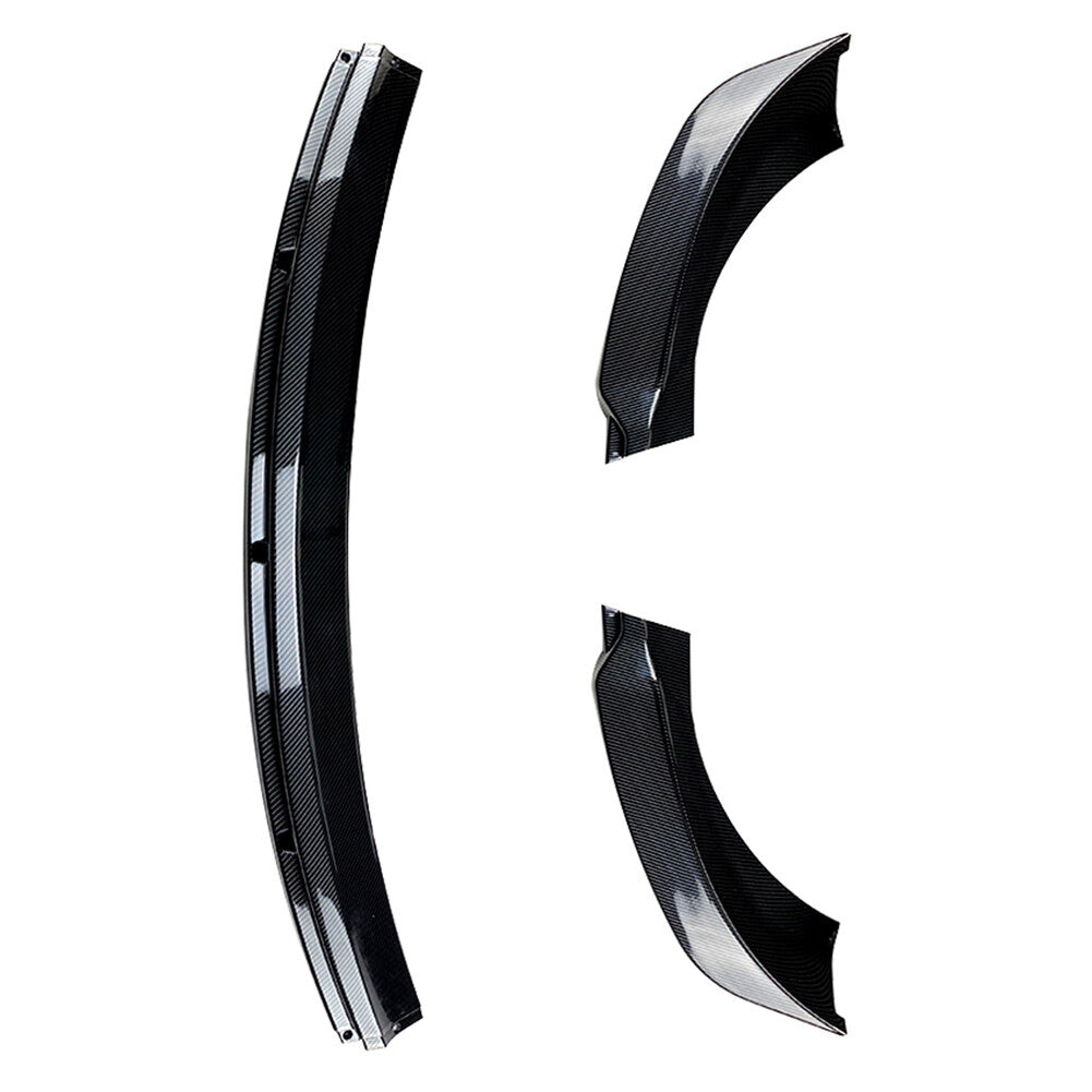 Car Front Bumper Lip Chin Spoiler Splitter for Tesla Model 3 2017-2021