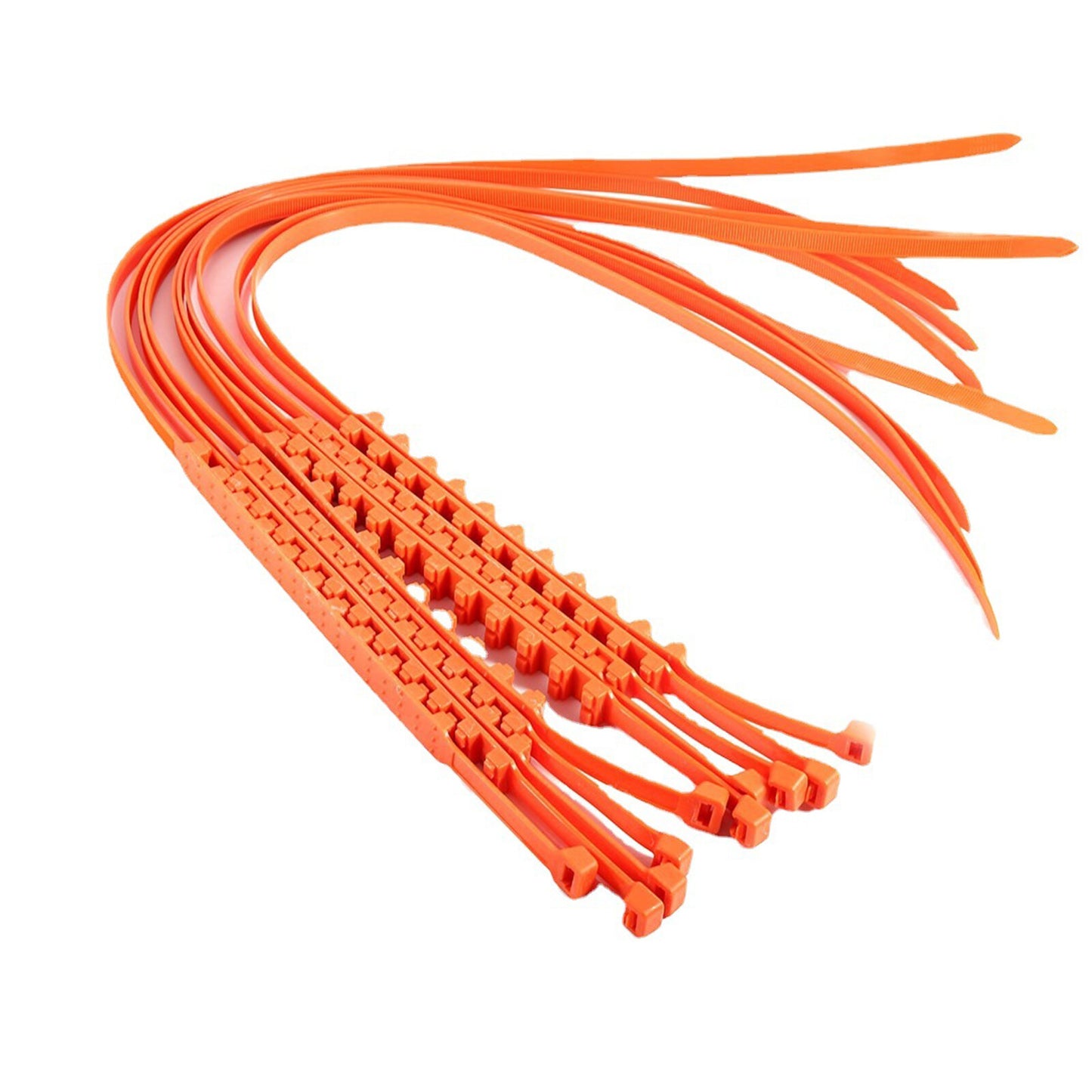 10Pack 2mm Car Nylon Anti-Skid Chains Tendon Wheel Belt For 175-295 Wide Tyre H