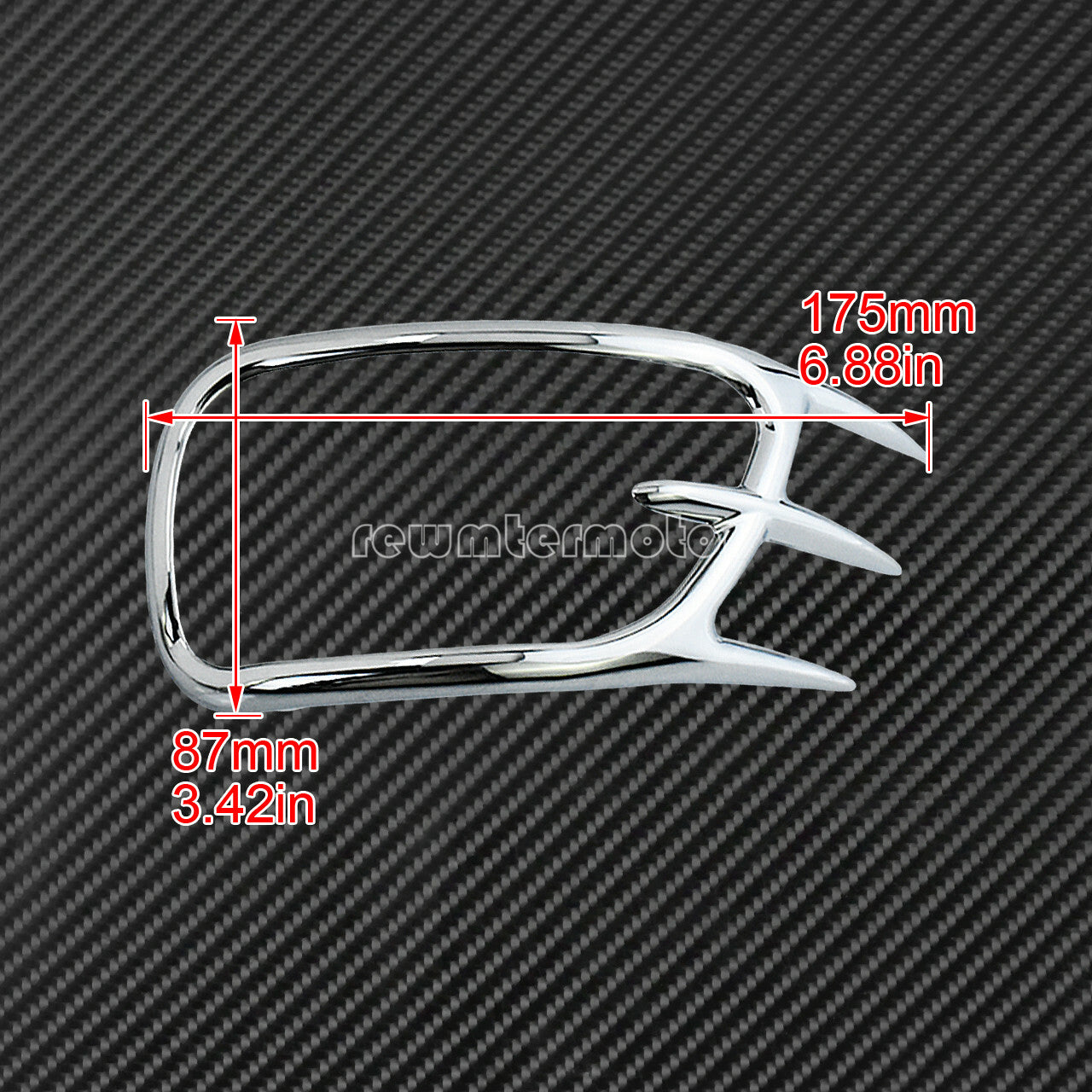 Chrome Front Turn Signal Lights Decoration Trims Fit For Goldwing GL1800 Audio