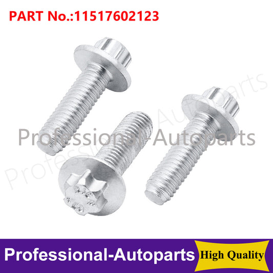 3PCS Water Pump Stainless Steel Bolts Fit for BMW X5 X3 535i 335i Z4 X1 xDrive