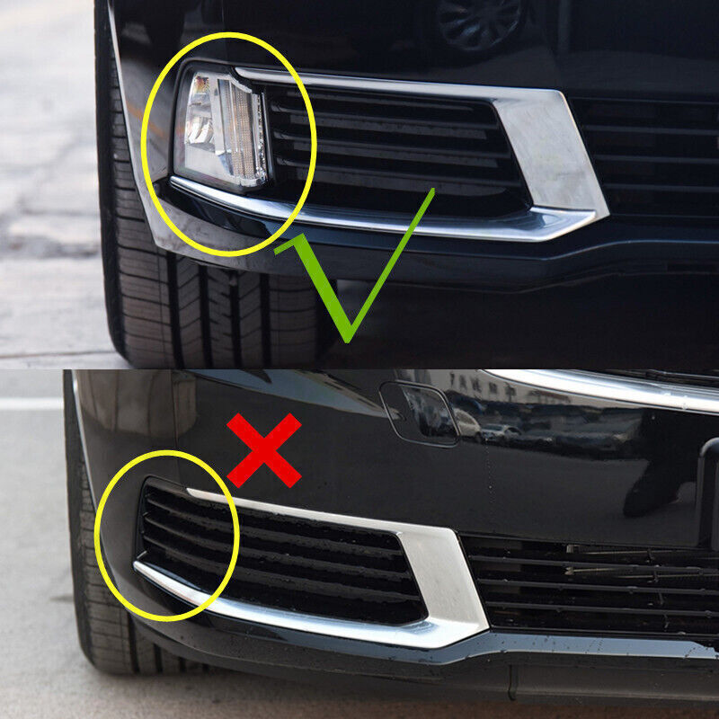 for Cadillac XTS 2018-2019 Right Front Lower Bumper Grille Fog Light Cover Black