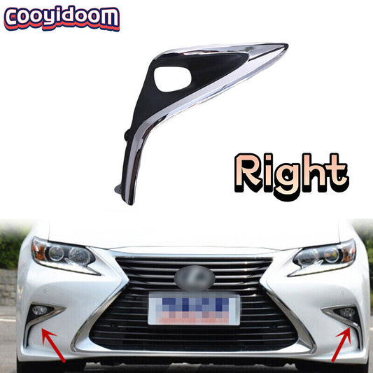 Right front fog light bezel cover for Lexus ES300h ES350 2016 2017 ABS