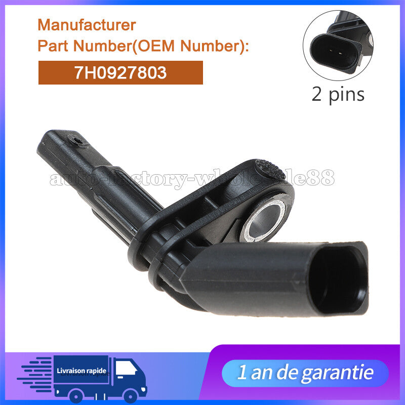 Capteur ABS de Vitesse Avant Gauche WHT003857 pour for GOLF for PASSAT TOURAN 7H0927803