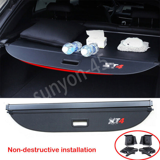 for Cadillac XT4 2019-2024 Rear Trunk Cargo Luggage Cover Security Shield Shade