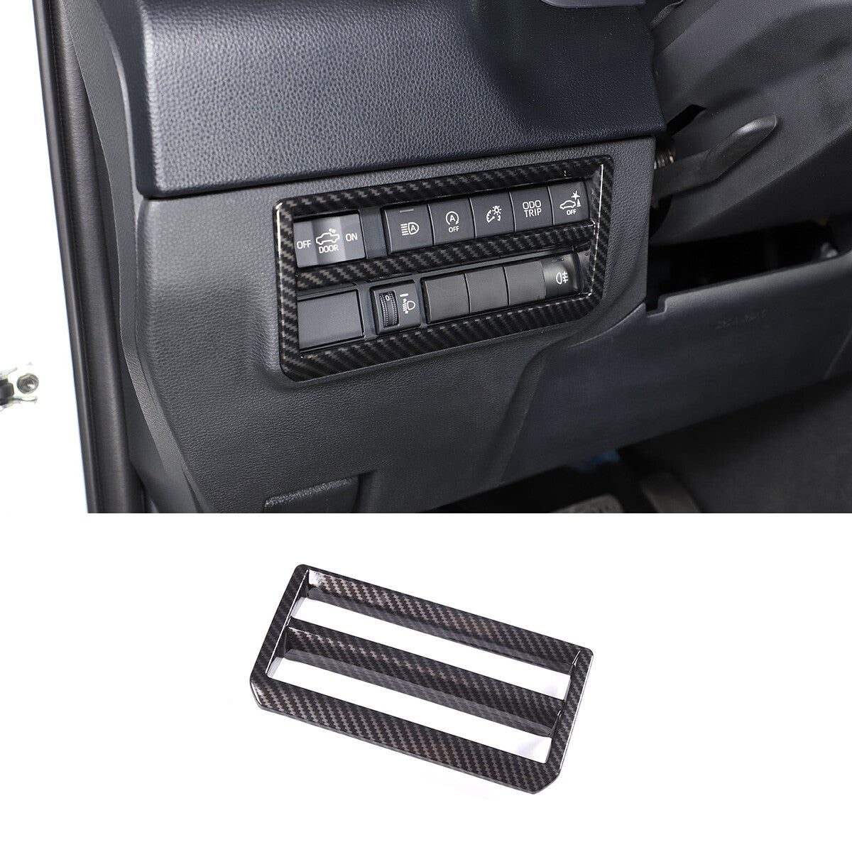 Black ABS right center console storage tray suitable for Toyota GR86 / for Subaru BRZ 22-24