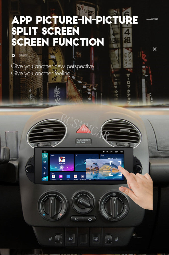 Car Radio Stereo Navigation Fit for VW Beetle 2006-2010 For Carplay Android Auto