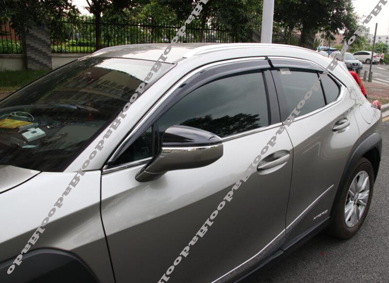 for Lexus UX 200 250h 2019-22 Window Visors Rain Guard Vent Sun Shade Deflector