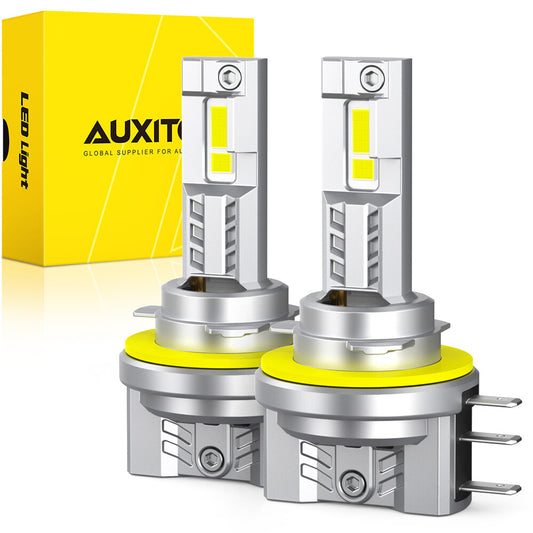 AUXITO 2nd Generation H15 LED Whitening and Brightening System for Seniors (White, Green, Cloud-like) - for Volkswagen for Tiguan (2012-2017)